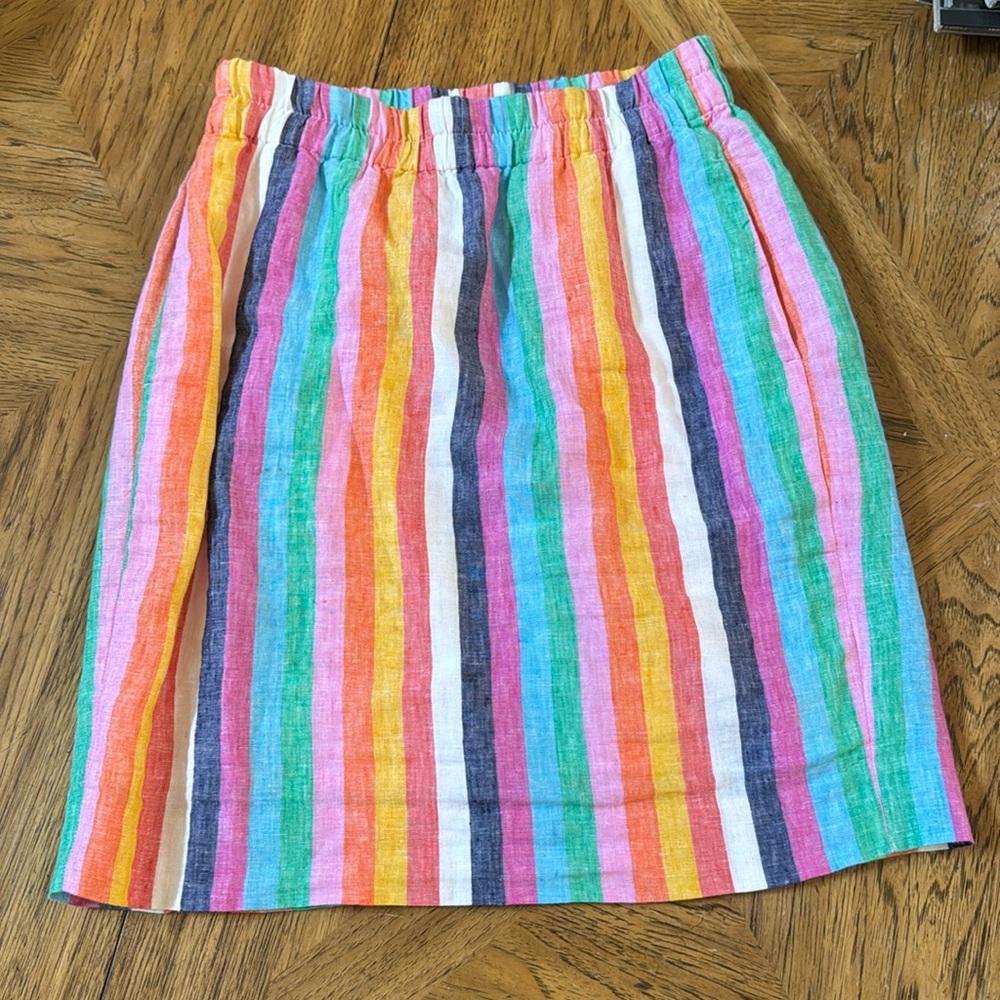 J Crew linen skirt